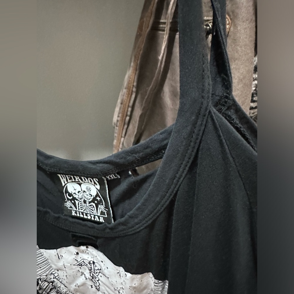 Weirdos Killstar Cold shoulder Shirt - Picture 3 of 7